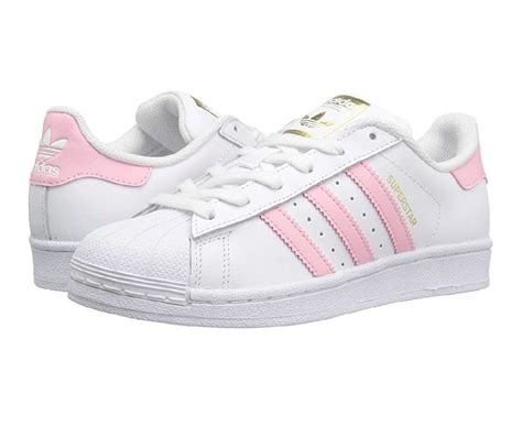 adidas superstar pink stripes
